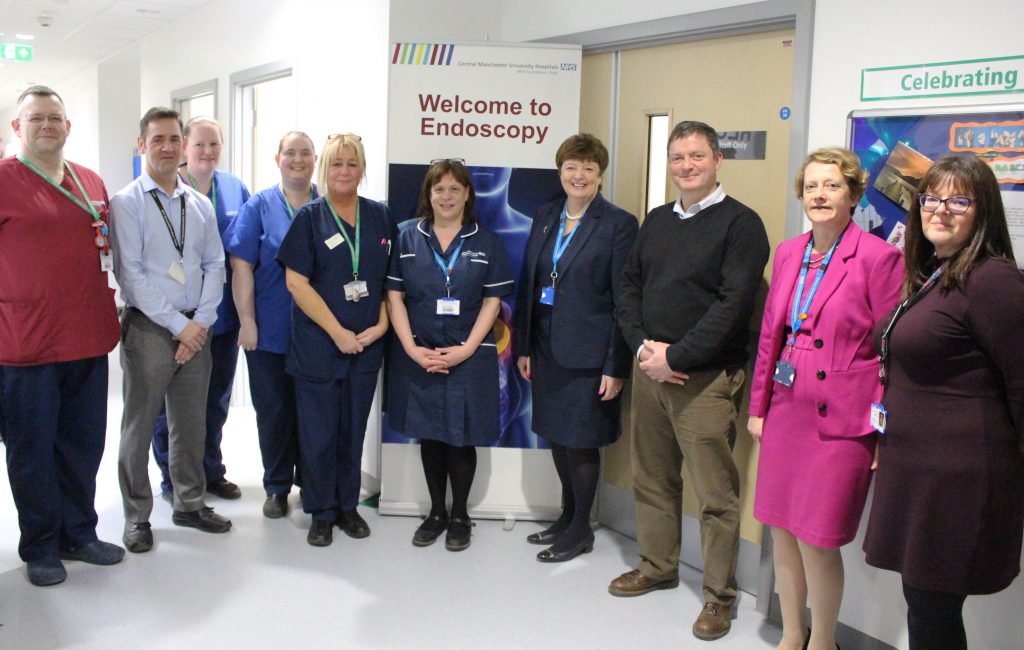 Chairman opens new MRI Endoscopy Unit Manchester University NHS