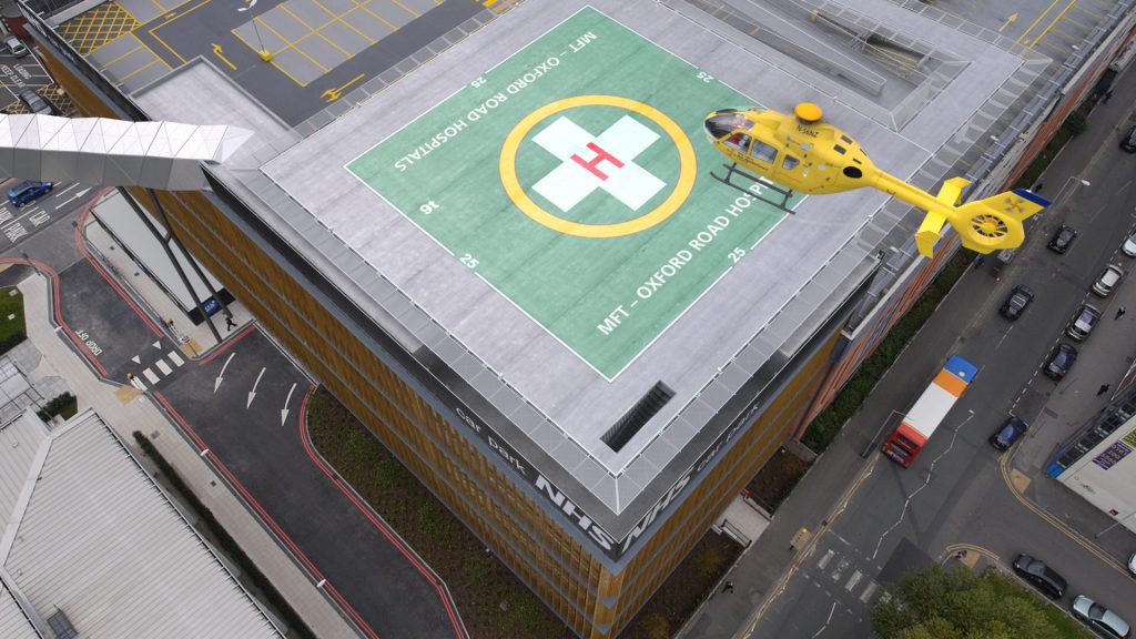 Helipad Construction Gets Underway - Manchester University NHS ...