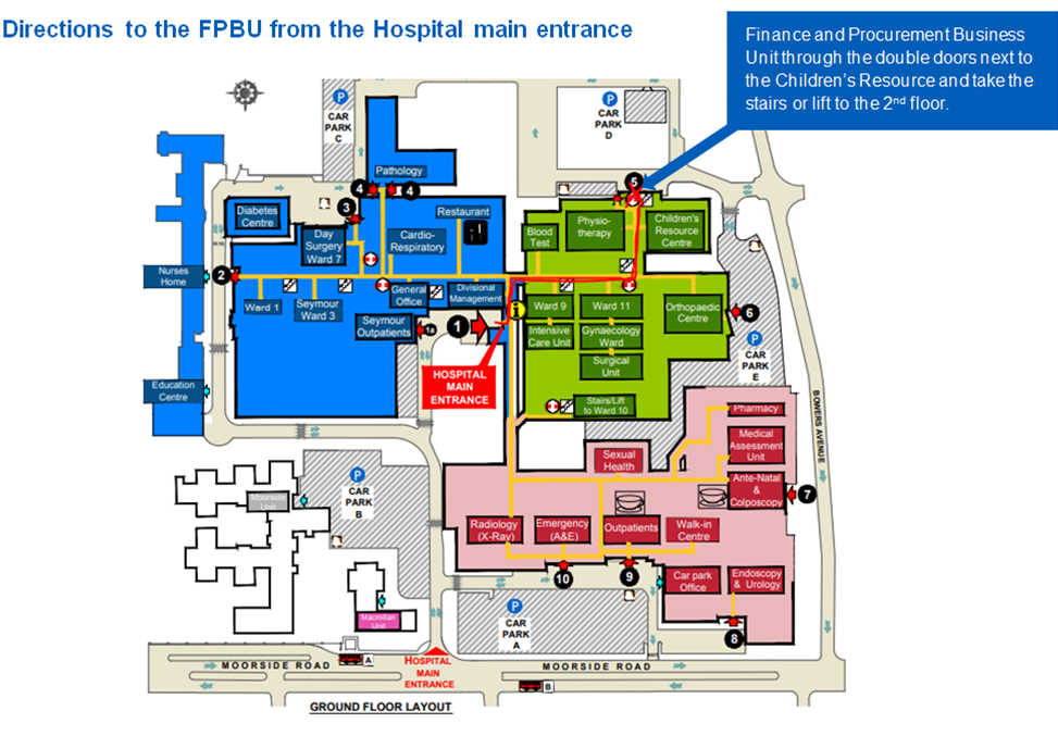 manchester royal infirmary map How To Find Us