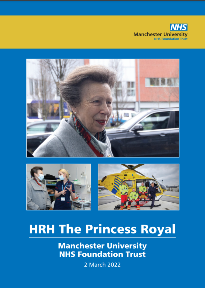 Hrh Princess Royal Visit 2022 Manchester University Nhs Foundation Trust