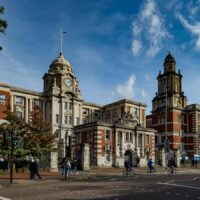 Exterior photo of front of Cobbett House