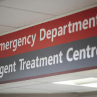 Emergency Department sign