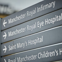 Hospital signs.