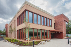Exterior front view of CDC