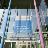 Exterior of Royal Manchester Children's Hospital