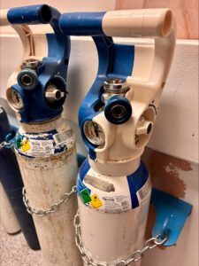 Gas and air at Saint Mary's