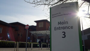 Wythenshawe Hospital main entrance