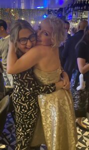 Two women at a wedding