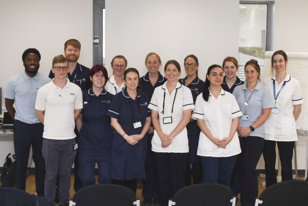 Group of staff stood together