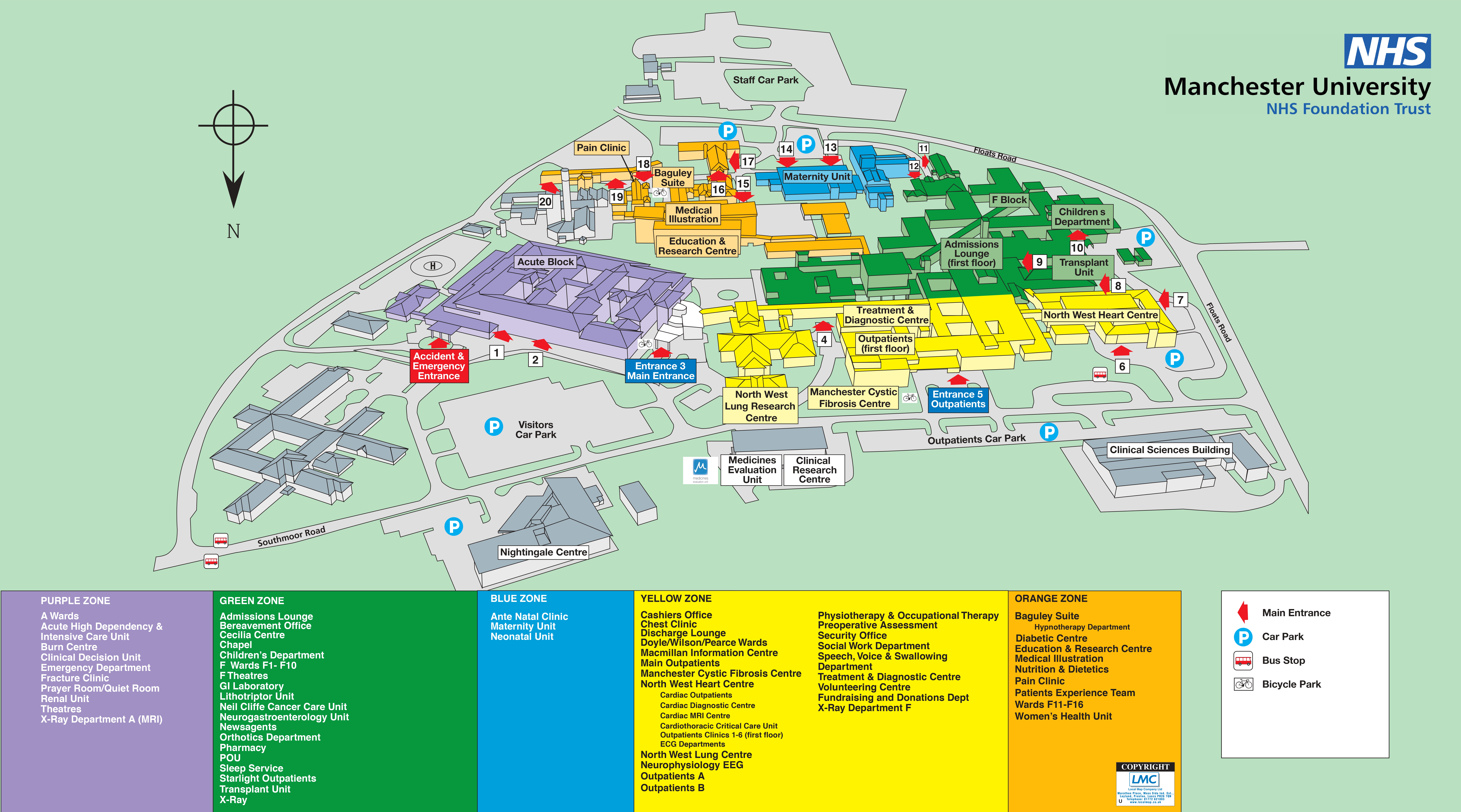 Hospital map