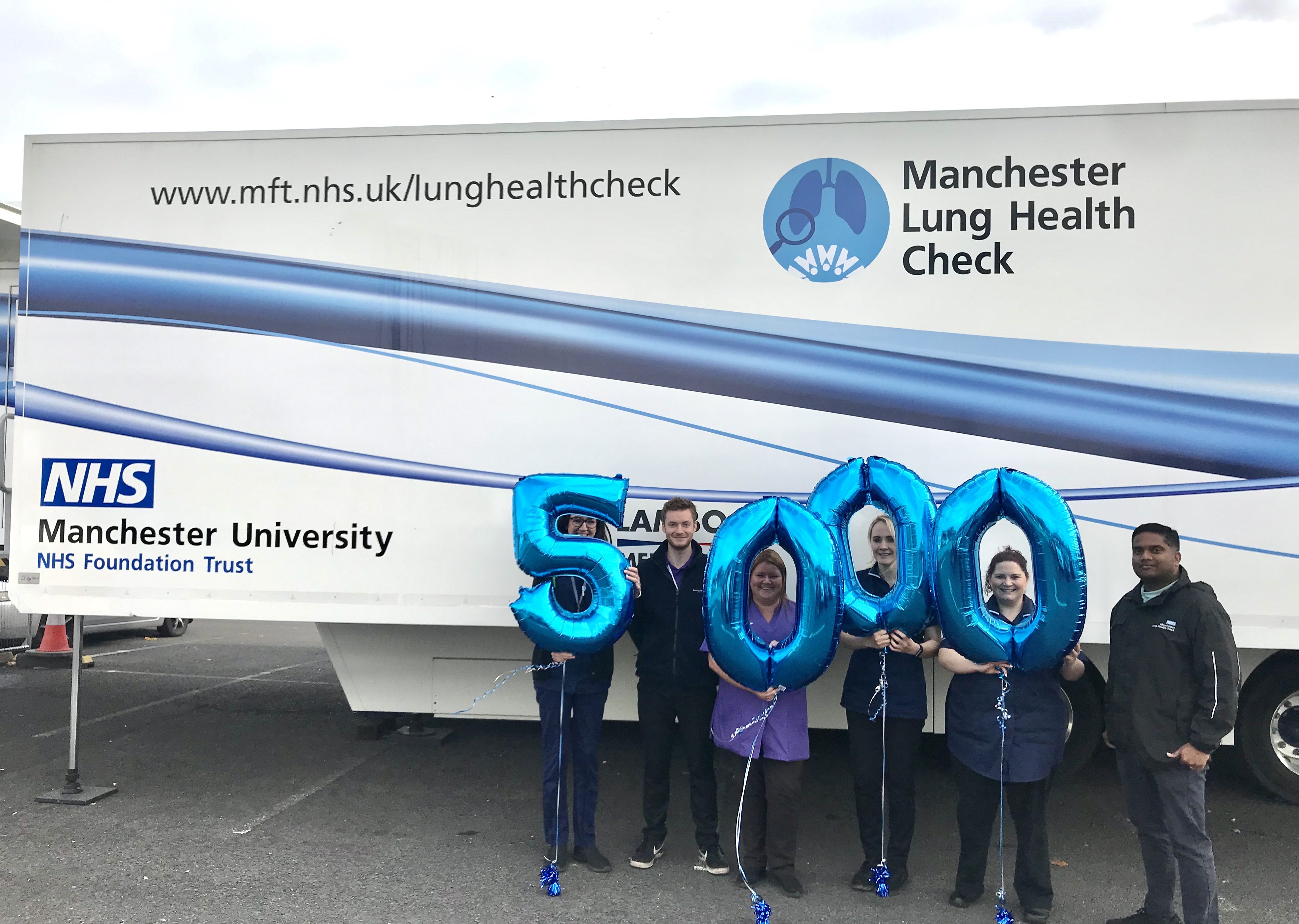 Celebrating the 5,000th Lung Health Check on 19th October 2019