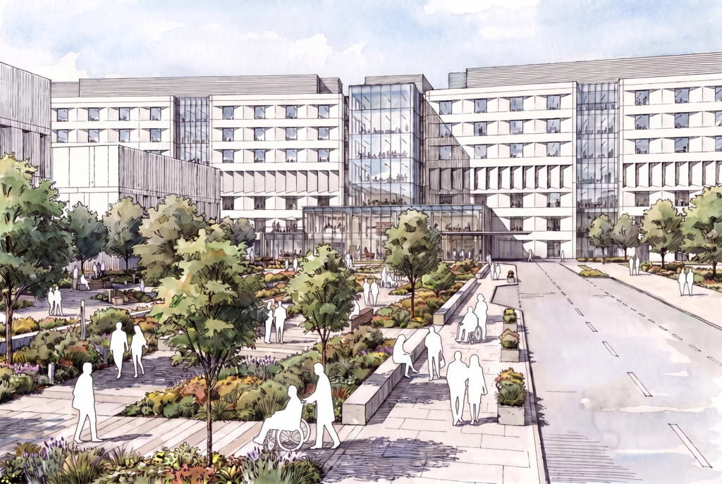 NMGH eye level architect image New Hospital Project