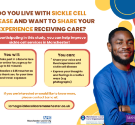 Sickle Cell Study Opportunity – £25 voucher and travel expenses paid
