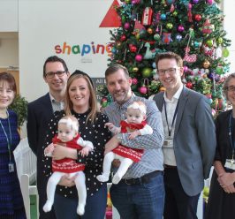 Miracle twins home for Christmas following life-saving surgery and care at MFT hospitals