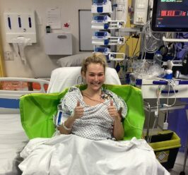Student inspired to become surgeon after her own major trauma experience