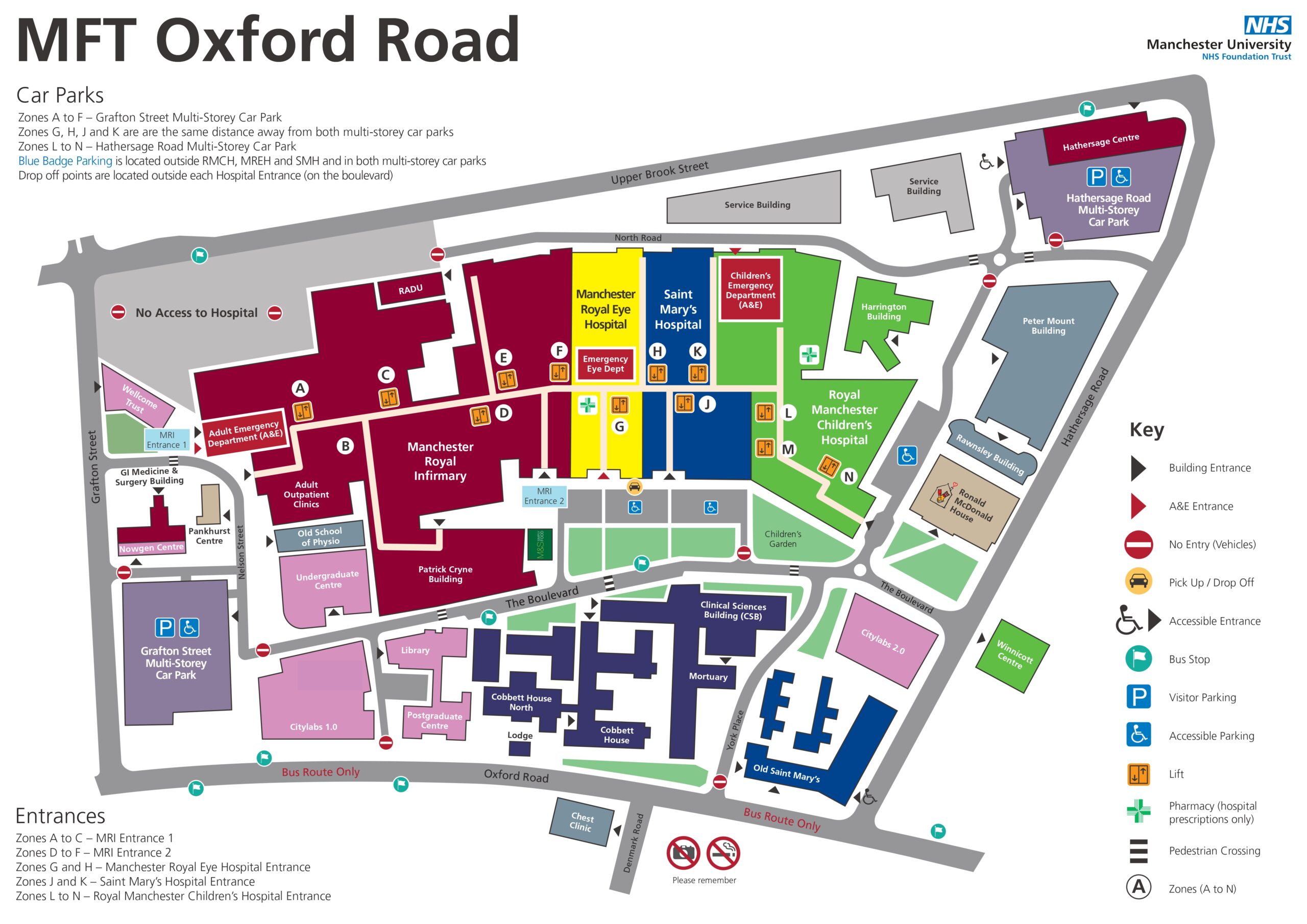 Hospital map.