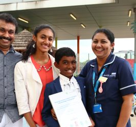 First ever patient admitted to Royal Manchester Children’s Hospital returns for 10th birthday celebrations