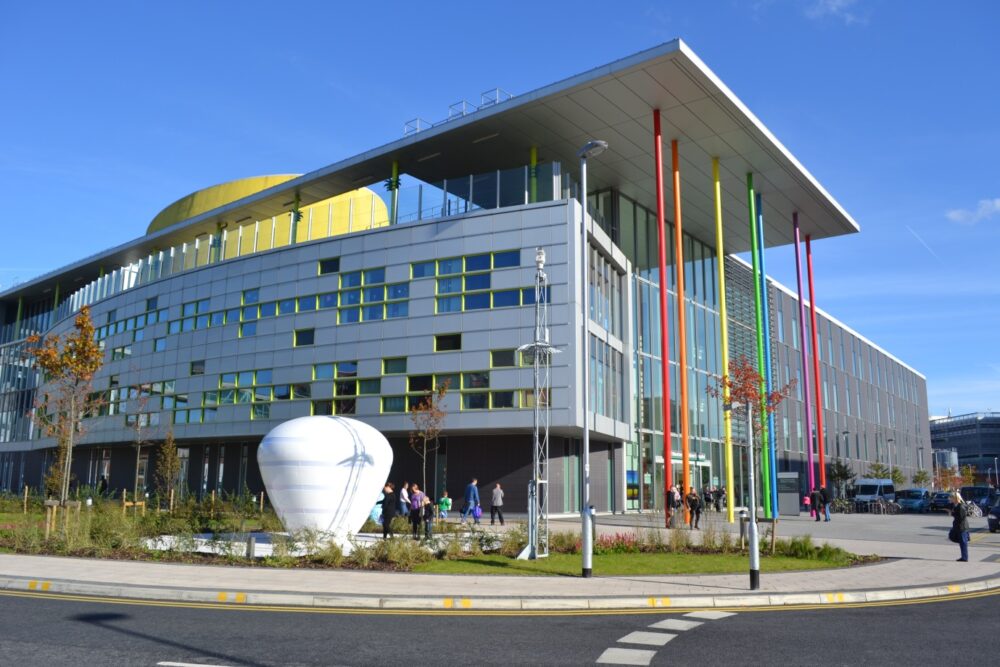Royal Manchester Children's Hospital main entrance