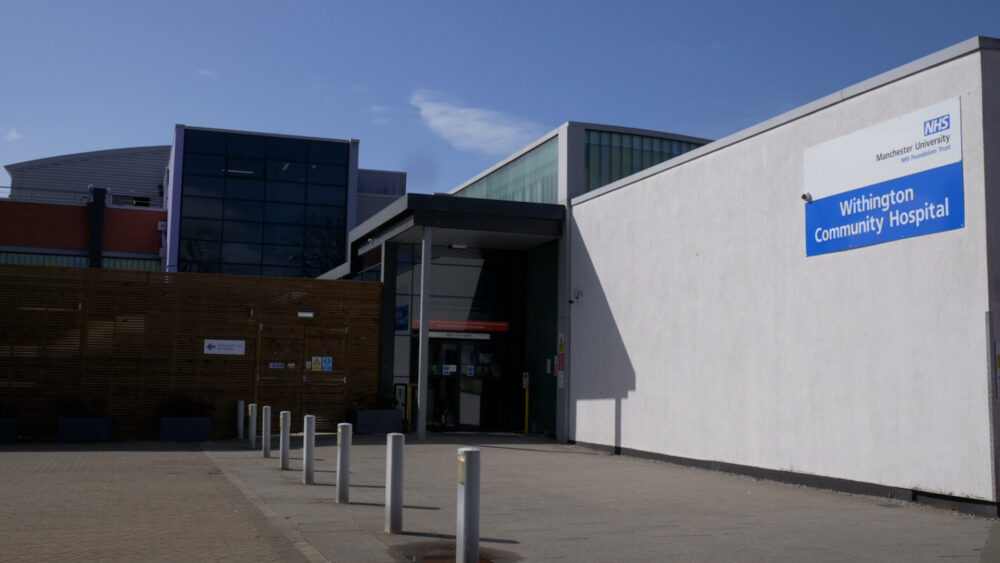 Withington Community Hospital main entrance