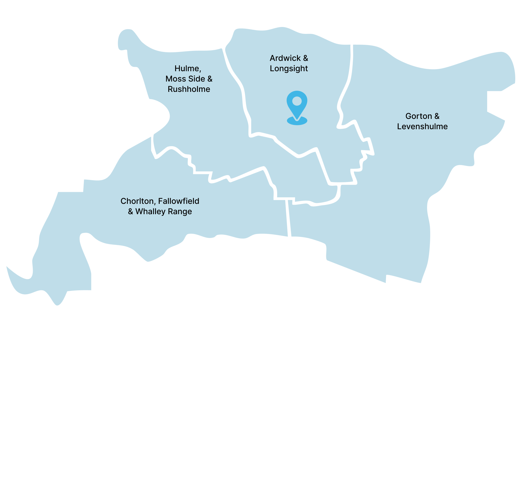 Map of the Galaxy House area.